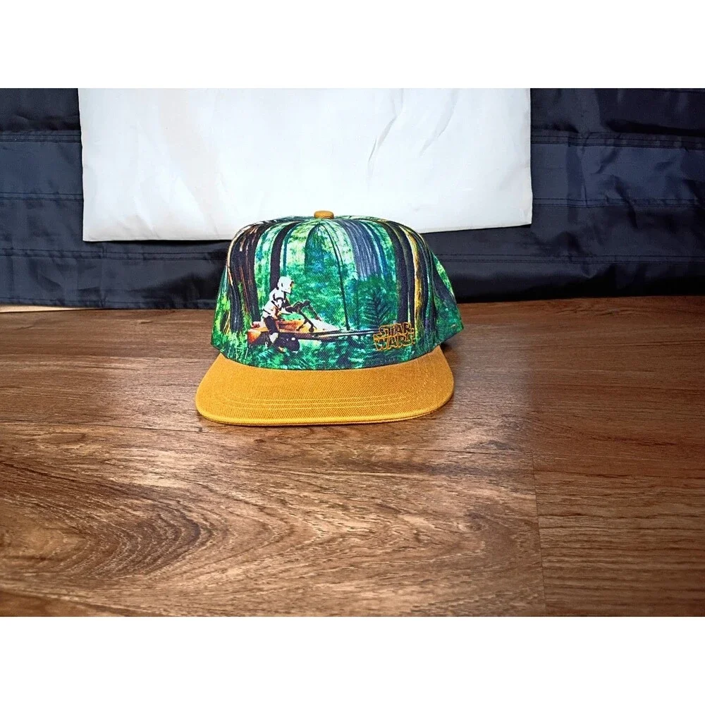 Loungefly Star Wars Endor Forest Snapback Hat New